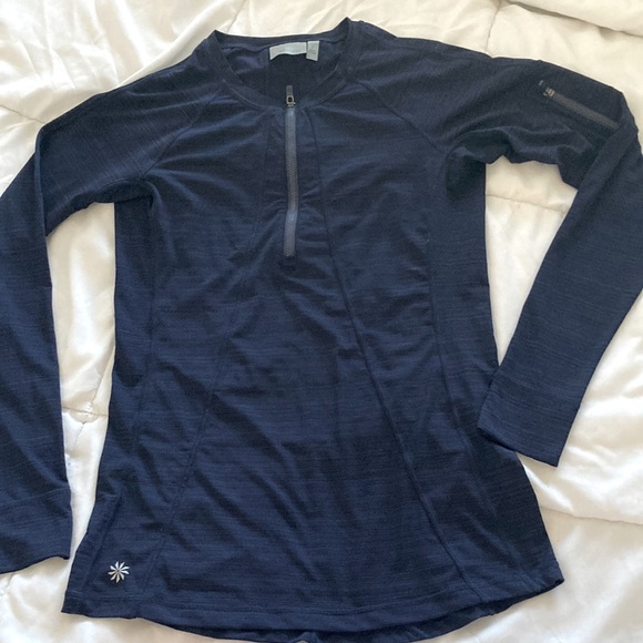 Athleta Tops Athleta Quarter Zip Long Sleeve Shirt Poshmark